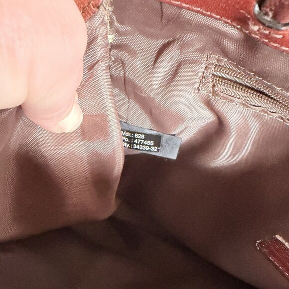 Wilsons Leather Pelle Studio Tote Purse Brown Leather Shoulder Snap Vintage Med - Picture 12 of 12